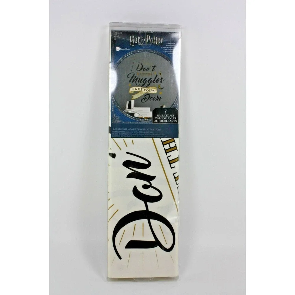 Harry Potter Don't Let The Muggles Get You Down‎ Wall Decals RoomMates 7 Pack
